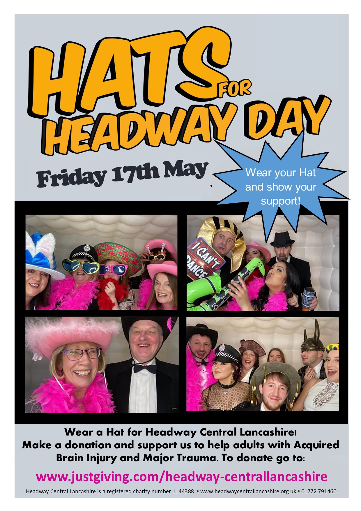Hats for Headway Headway Central Lancashire